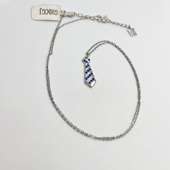 925 Harry Potter Ravenclaw Necktie Necklace - Picture 2 of 10